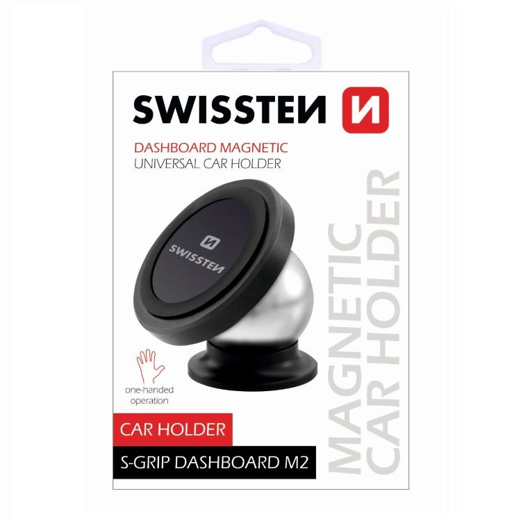 Magnetický držák Swissten S-Grip M2 na palubní desku Magnetický držák Swissten S-Grip M2 na palubní desku