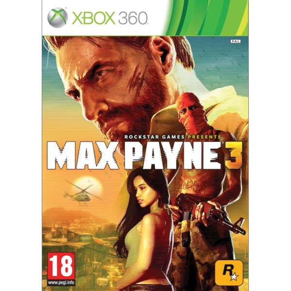 Max Payne 3-XBOX 360-BAZAR (použité zboží