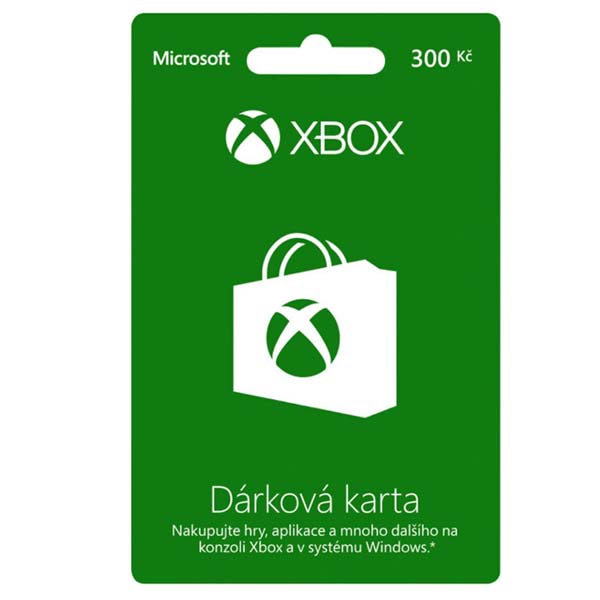 Microsoft LIVE Card 300 Kč