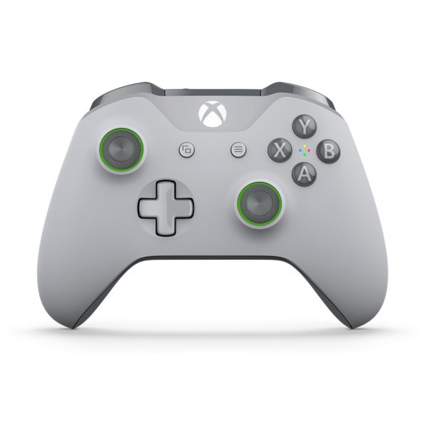 Microsoft Xbox One S Wireless Controller, grey/green-BAZAR (použité zboží)