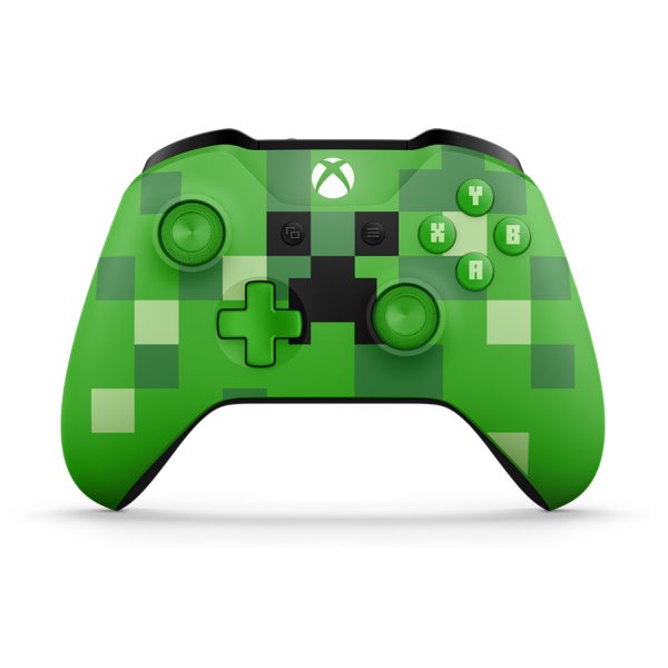 Microsoft Xbox One S Wireless Controller, Minecraft Creeper-BAZAR (použité zboží)