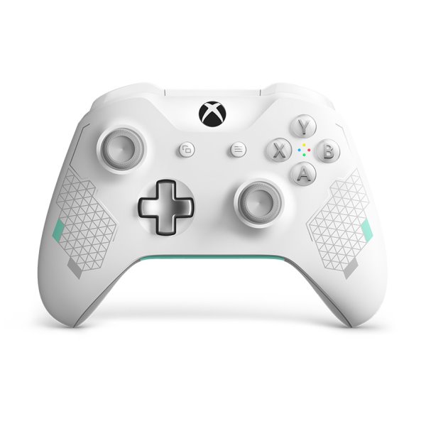 Microsoft Xbox One S Wireless Controller, Sport White (Special Edition)