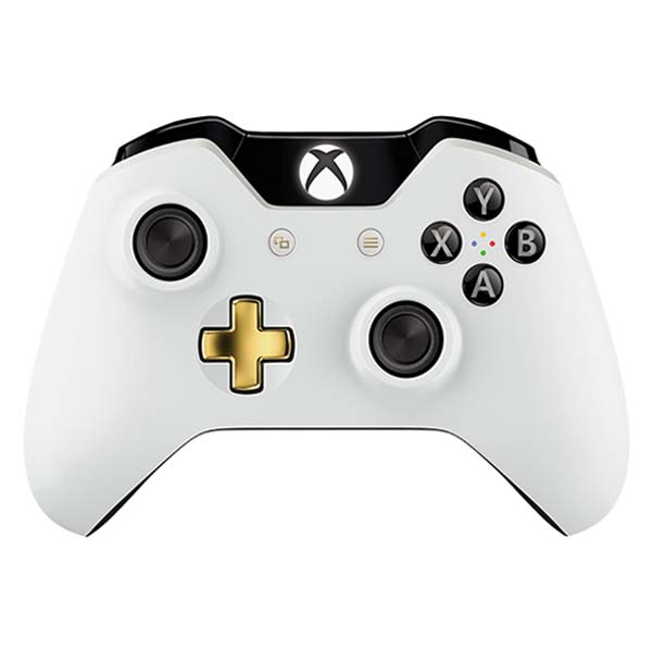 Microsoft Xbox One Wireless Controller, lunar white (Special Ed.-BAZAR (použité zboží, smluvní záruka 12 měsíců)