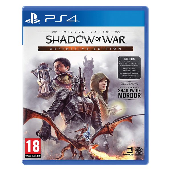 Middle-Earth: Shadow of War (Definitive Edition)[PS4]-BAZAR (použité zboží)