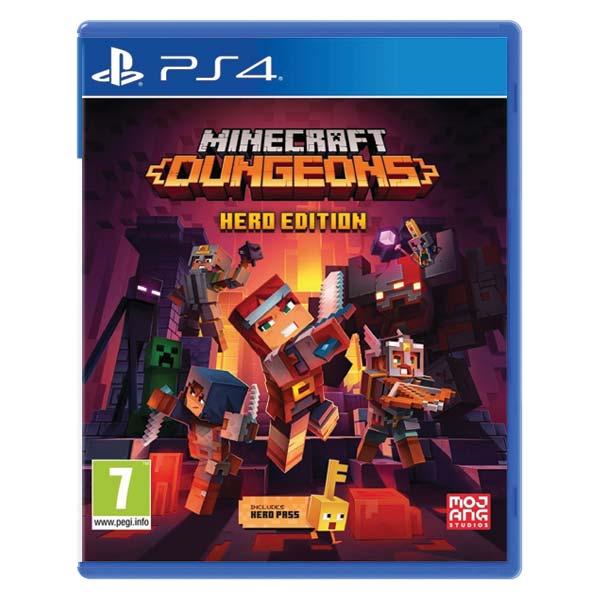 Minecraft Dungeons (Hero Edition)[PS4]-BAZAR (použité zboží)