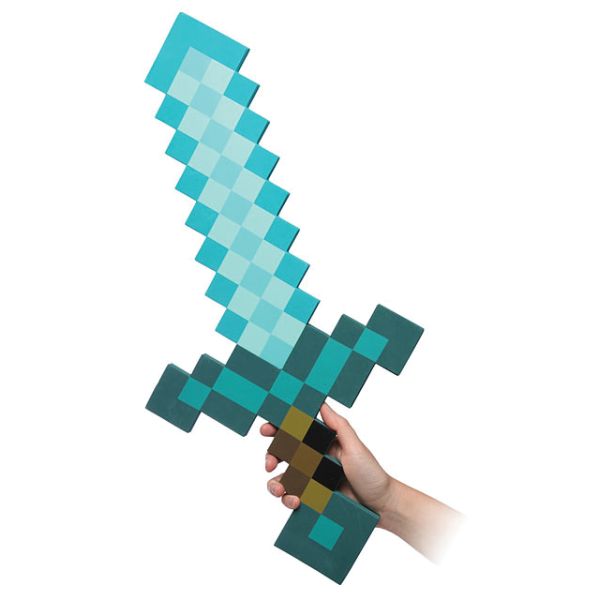 Minecraft Foam Diamond Sword