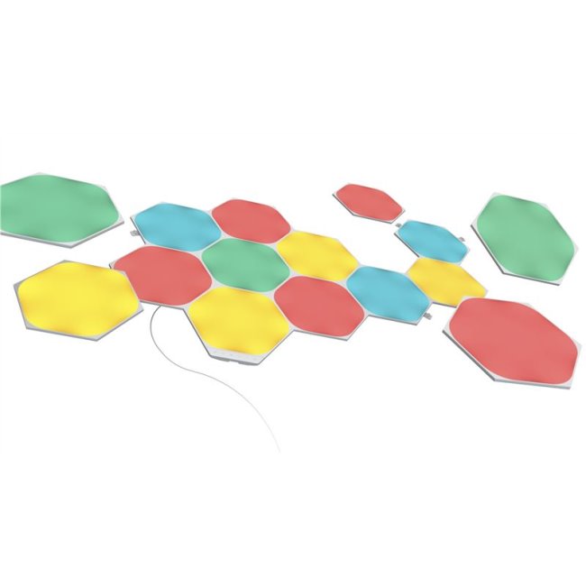 Modulární smart osvětlení Nanoleaf Shapes Hexagons Starter Kit, 15 panelů