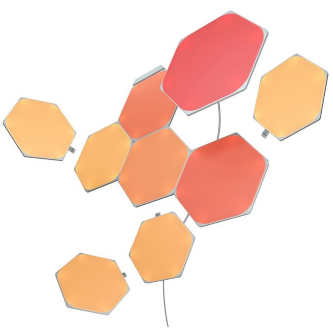 Modulární smart osvětlení Nanoleaf Shapes Hexagons Starter Kit, 9 panelů