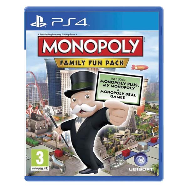 Monopoly: Family Fun Pack[PS4]-BAZAR (použité zboží)