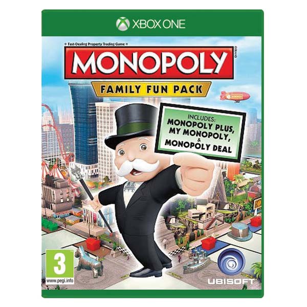 Monopoly: Family Fun Pack[XBOX ONE]-BAZAR (použité zboží)
