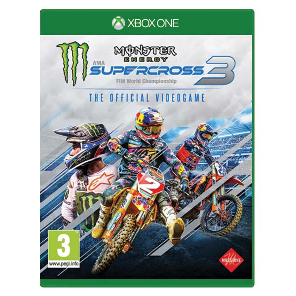 Monster Energy Supercross 3[XBOX ONE]-BAZAR (použité zboží)