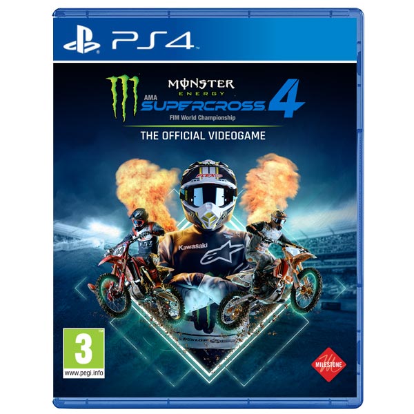 Monster Energy Supercross 4 [PS4] - BAZAR (použité zboží)