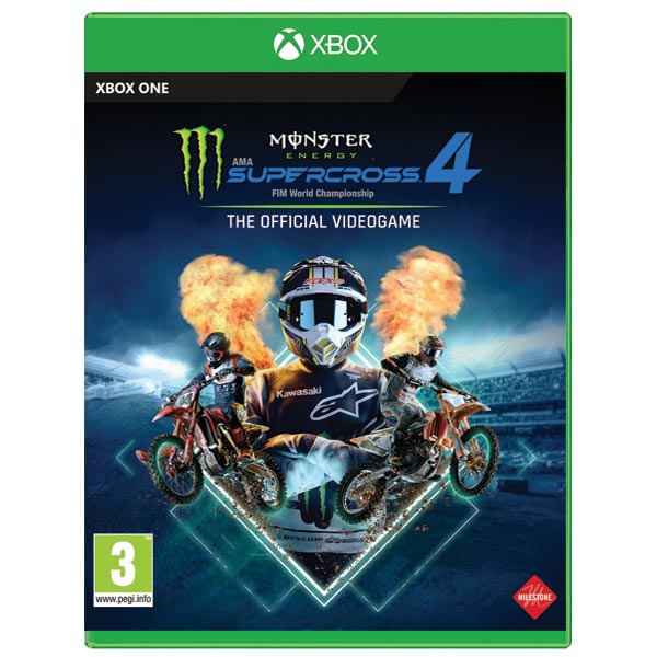 Monster Energy Supercross 4 [XBOX ONE] - BAZAR (použité zboží)