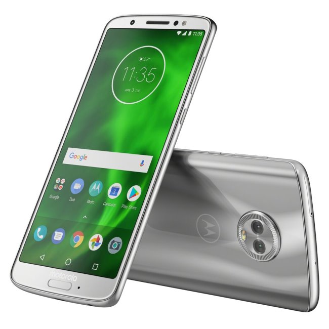 Motorola Moto G6, Dual SIM | 
 Silver-nové zboží, neotevřené balení
