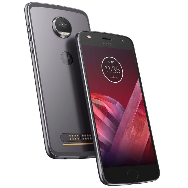 Motorola Moto Z2 Play, 64GB, Single SIM | 
 Grey, Třída A-použité, záruka 12 měsíců