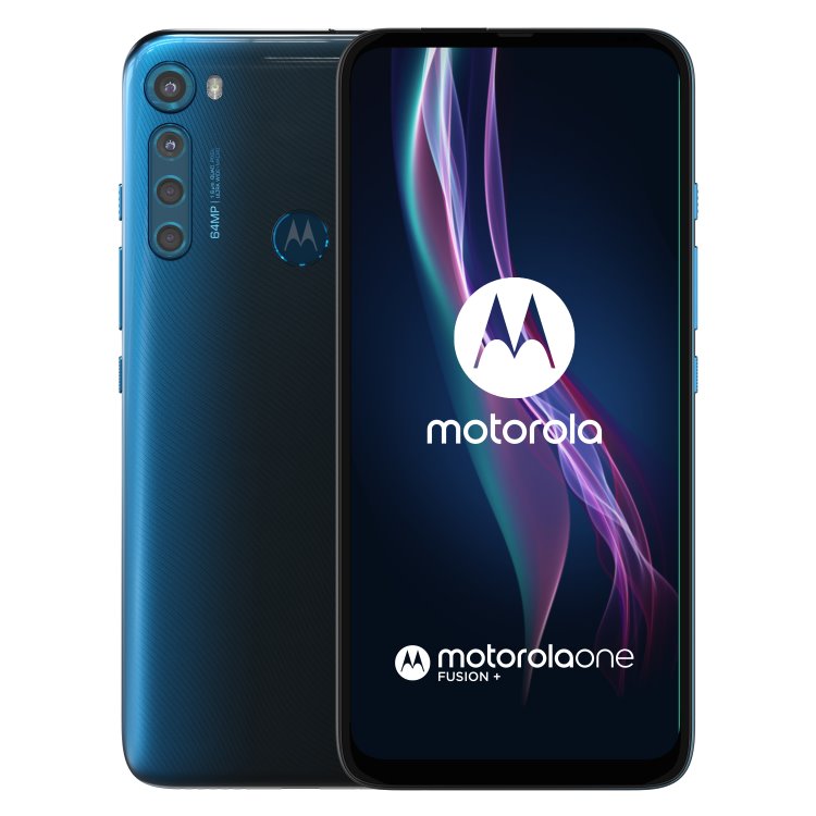Motorola One Fusion+, 6/128GB, Dual SIM | Twilight Blue - rozbalené balení