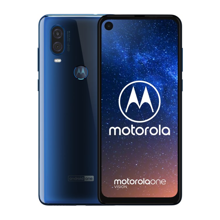 Motorola One Vision, 4/128GB, Dual SIM, Sapphire-CZ distribuce
