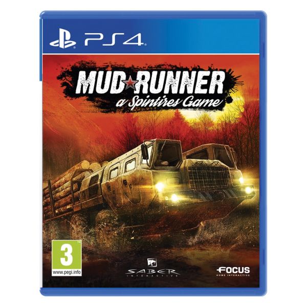 MudRunner: a Spintires Game[PS4]-BAZAR (použité zboží)