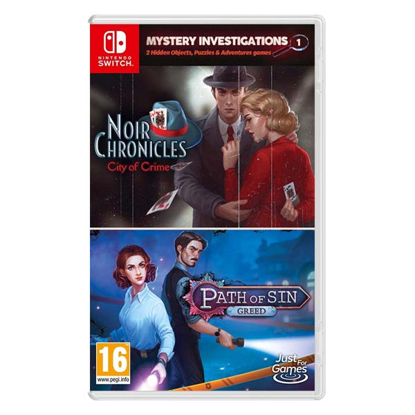 Mystery Investigations 1 (Noir Chronicles: City of Crime + Path of Sin: Greed)