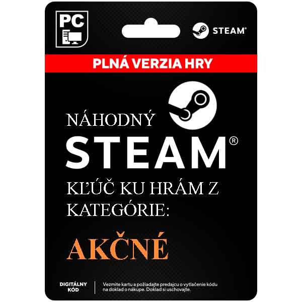 Náhodný Steam klíč na akční hry[Steam]