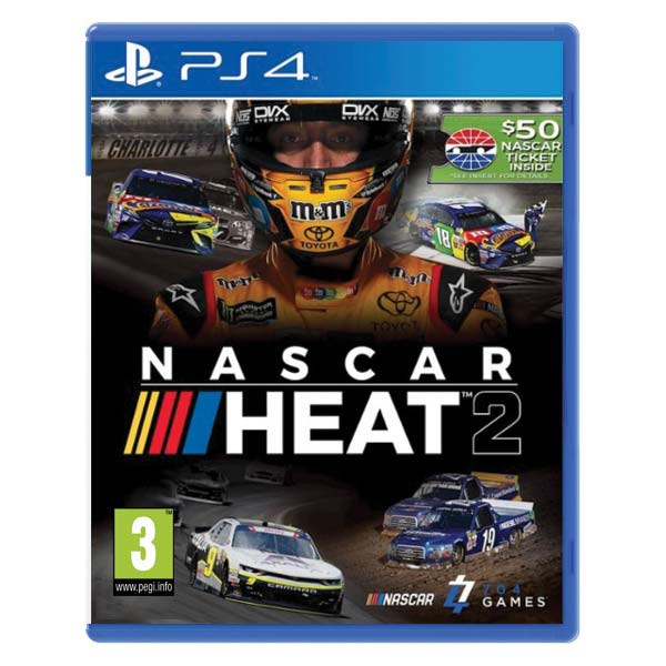 NASCAR: Heat 2 [PS4] - BAZAR (použité zboží)