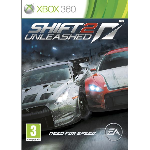 Need for Speed Shift 2: Unleashed-XBOX 360-BAZAR (použité zboží)