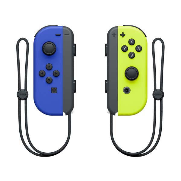 Nintendo Joy-Con Pair, blue / neon yellow - BAZAR (použité zboží)