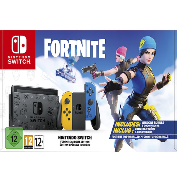 Nintendo Switch (Fortnite Special Edition) - OPENBOX (Rozbalené zboží s plnou zárukou)