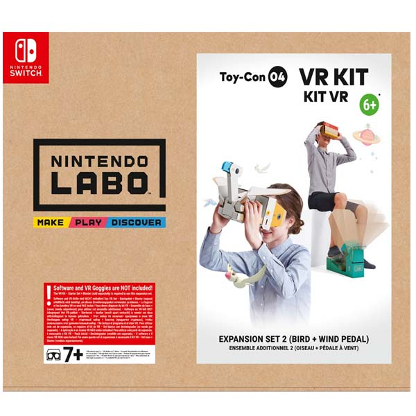 Nintendo Switch Labo VR Kit Expansion Set 2 (Bird + Wind Pedal) - OPENBOX (Rozbalené zboží s plnou zárukou)