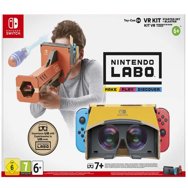 Nintendo Switch Labo VR Kit začátečnické balení (VR brýle + puška)