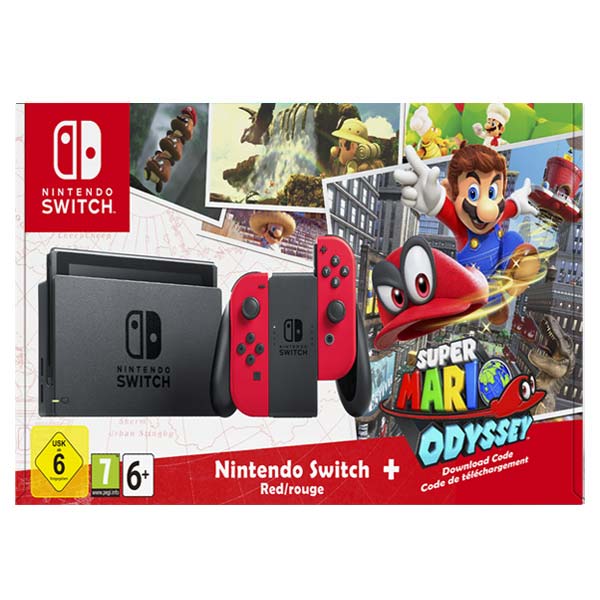 Nintendo Switch, red-BAZAR (použité zboží, smluvní záruka 12 měsíců) Nintendo Switch, red-BAZAR (použité zboží, smluvní záruka 12 měsíců)