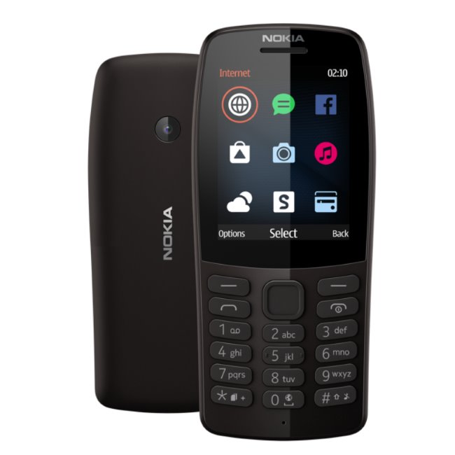 Nokia 210, Dual SIM, black