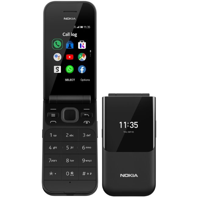 Nokia 2720 Flip, Dual SIM, black