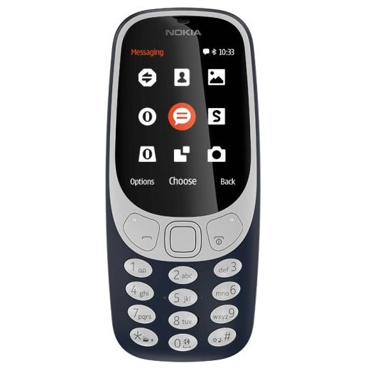 Nokia 3310 Dual SIM 2017, modrý Nokia 3310 Dual SIM 2017, modrý