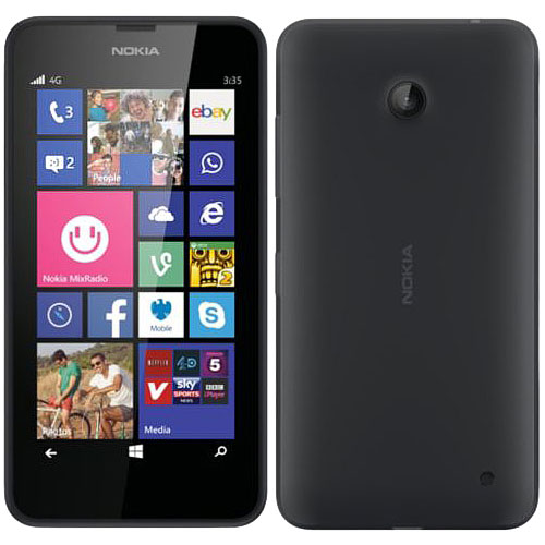 Nokia Lumia 635, Windows Phone 8 | 
 Black, Třída A-použité, záruka 12 měsíců