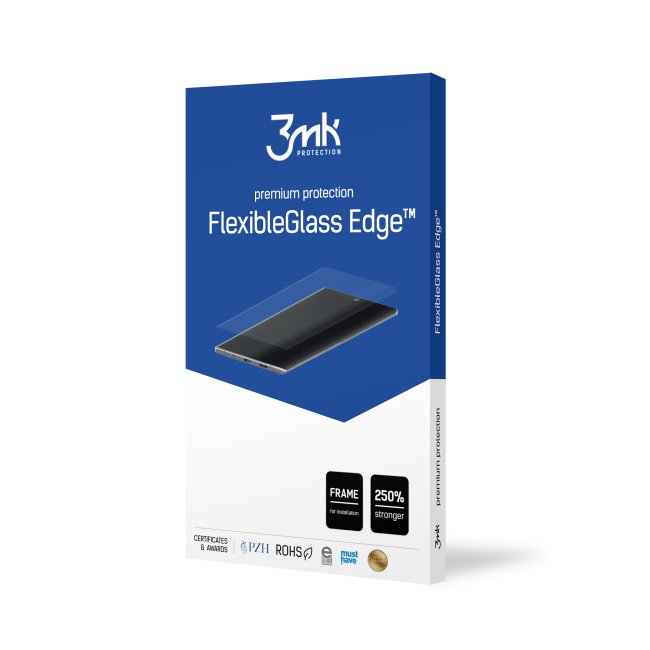 Ochranné hybridní sklo 3mk FlexibleGlass Edge pro Samsung Galaxy S21 Ultra