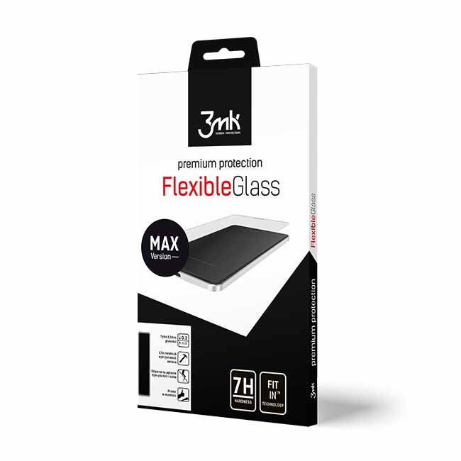 Ochranné temperované sklo 3mk FlexibleGlass Max pro Xiaomi Redmi Note 8T, Black
