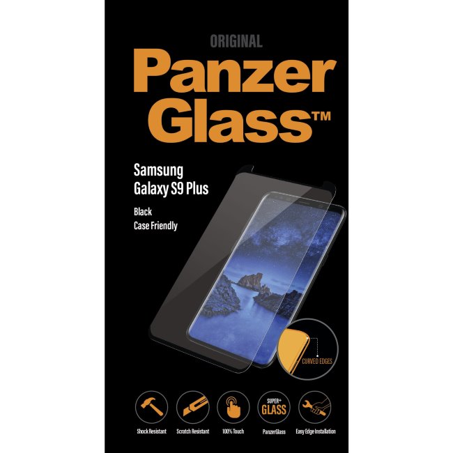 
Ochranné temperované sklo PanzerGlass Case Friendly pro Samsung Galaxy S9 Plus-G965F, černé