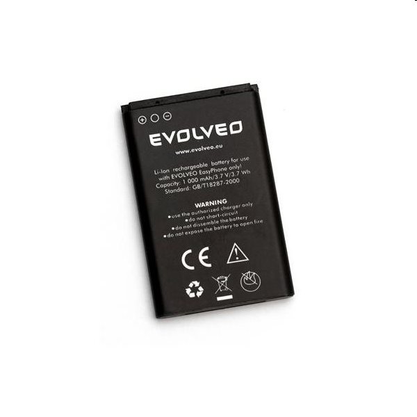 EVOLVEO Originální baterie pro Evolveo EasyPhone (1000mAh) EVOLVEO Originální baterie pro Evolveo EasyPhone (1000mAh)