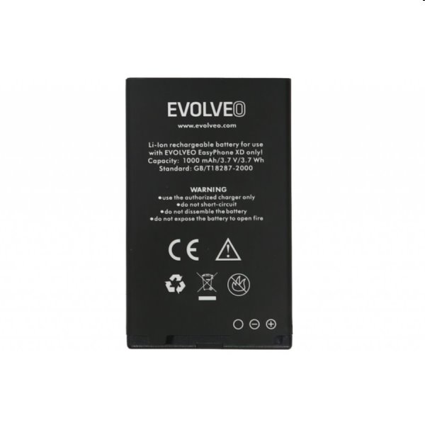 Evolveo Originální baterie pro Evolveo EasyPhone XD (1000mAh) Evolveo Originální baterie pro Evolveo EasyPhone XD (1000mAh)