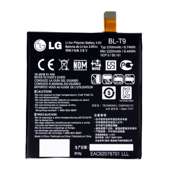 Originální baterie pro LG Nexus 5 - D821 a D820 (2300mAh)