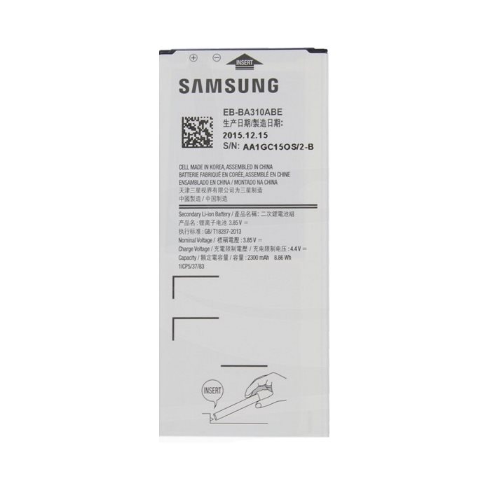 Originální baterie pro Samsung Galaxy A3 2016-A310F, (2300mAh)
