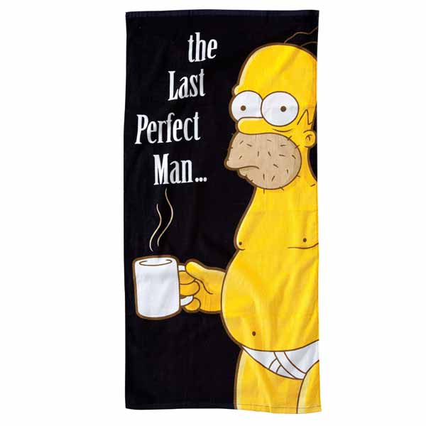 Osuška Simpsons-The Last Perfect Man (75 x 150 cm)