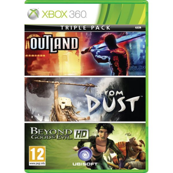 Outland + From Dust + Beyond Good & Evil HD (Triple Pack)[XBOX 360]-BAZAR (použité zboží)