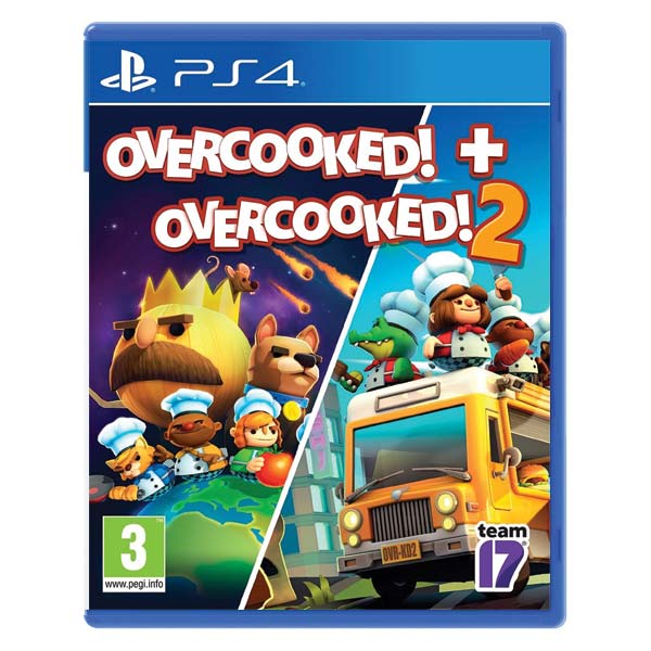 Overcooked! + Overcooked! 2[PS4]-BAZAR (použité zboží)