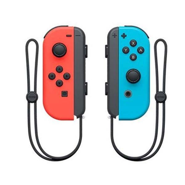 Ovladače Nintendo Joy-Con, neonově červený / neonově modrý