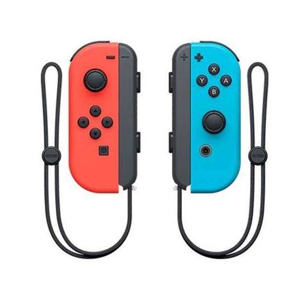 Nintendo Joy-Con Pair, neon red / neon blue - BAZAR (použité zboží)