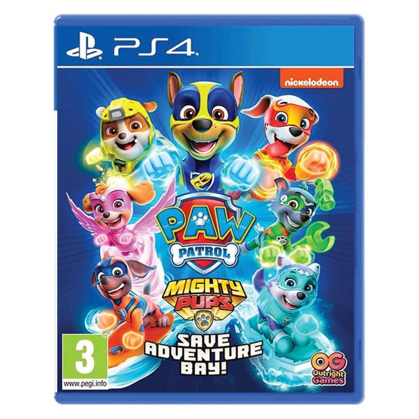 PAW Patrol: Mighty Pups Save Adventure Bay [PS4] - BAZAR (použité zboží)