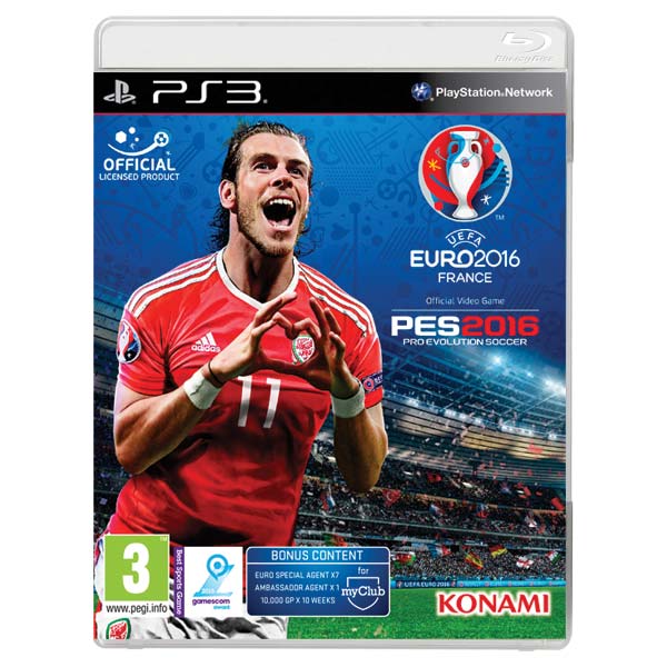 PES 2016: Pro Evolution Soccer (UEFA Euro 2016 Edition)[PS3]-BAZAR (použité zboží)