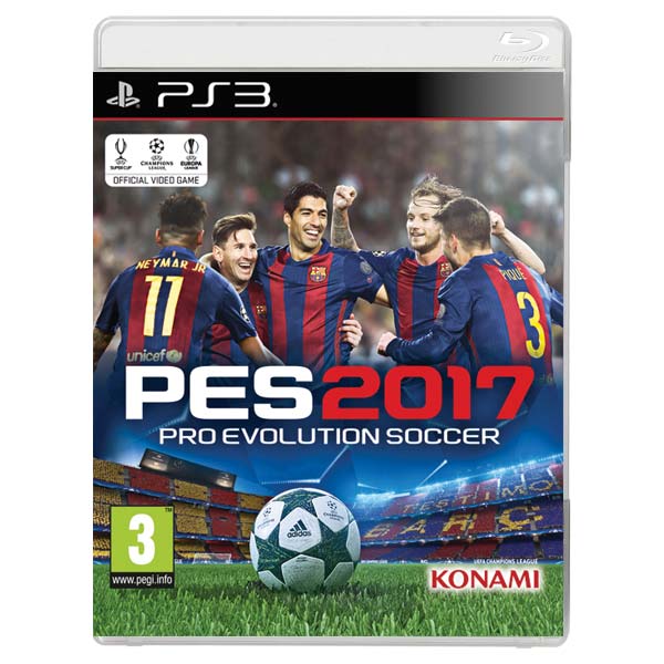 PES 2017: Pro Evolution Soccer[PS3]-BAZAR (použité zboží)